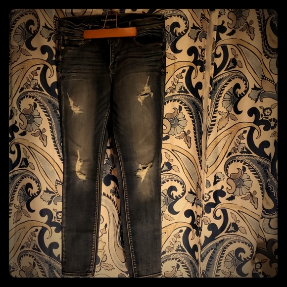 Express Denim - Express Mid Rise Legging Jeans